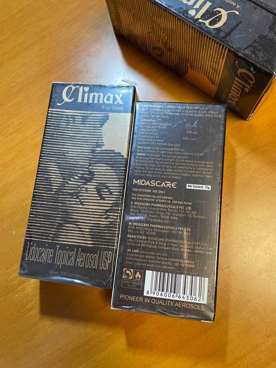 印度延时喷剂Climax spray